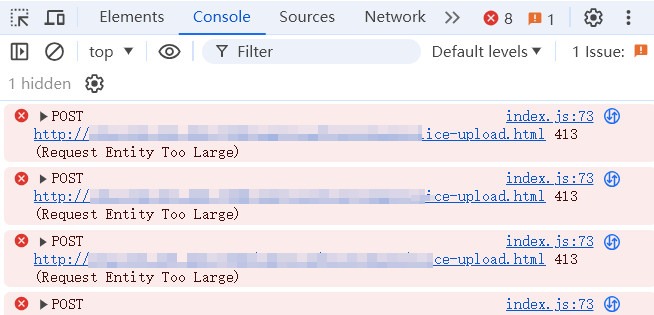 浏览器Post请求出现413 Request Entity Too Large (Nginx)