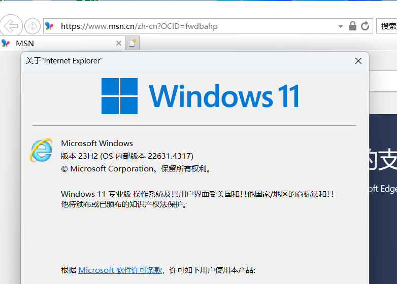 Windows 11  添加使用IE浏览器